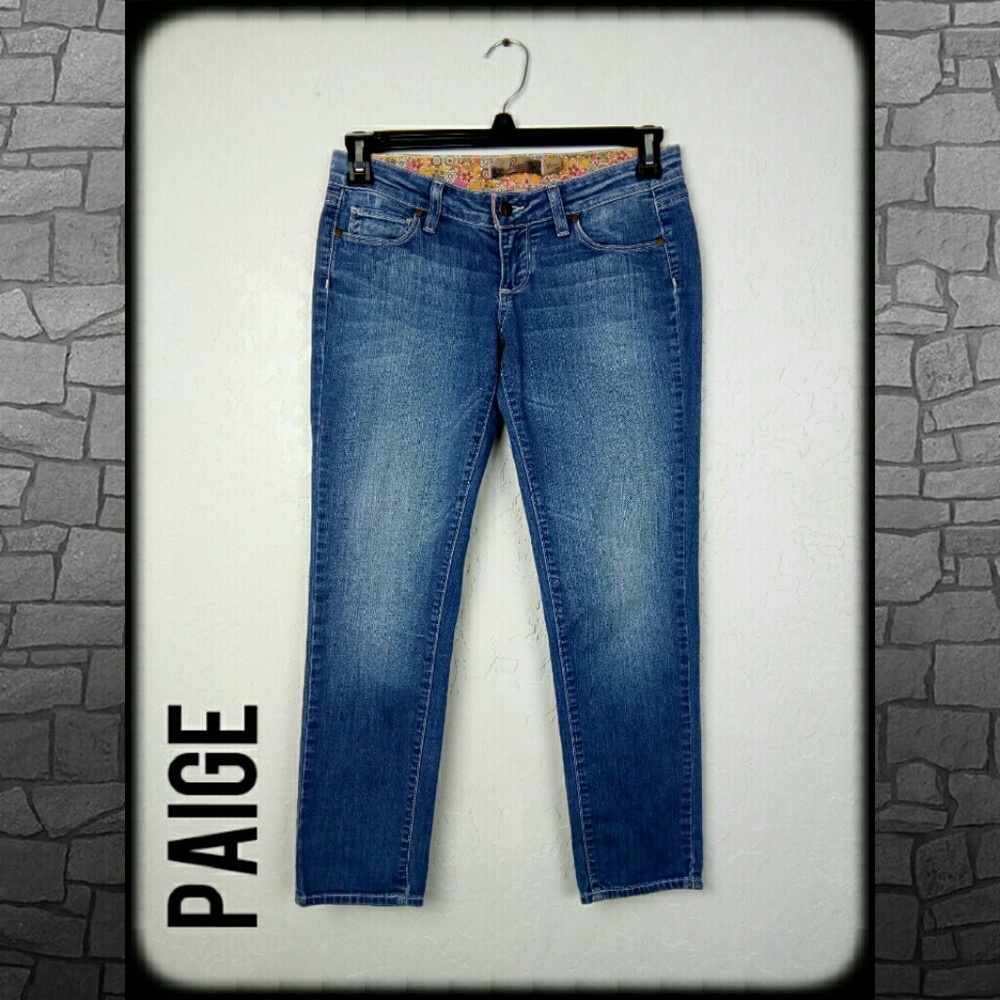Paige Venice Cropped Skinny jeans size 25 - Picture 1 of 6